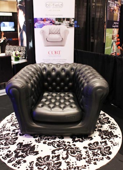 Cort Event Furnishings announced that it will be the exclusive U.S. provider of the Blofield collection. The inflatable couches and chairs, which come in white and black, will be available nationally in January. The durable yet lightweight furniture is perfect for outdoor events.