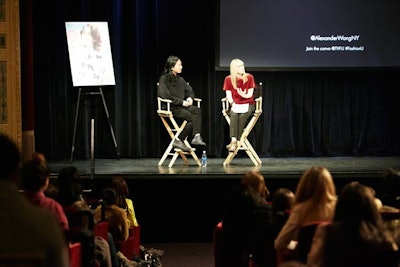 Teen Vogue strived for a mix of up-and-coming talent as well as established personalities. This included Alexander Wang (pictured, left), Betsey Johnson, Jason Wu, and Linda Fargo, Bergdorf Goodman's senior vice president of fashion office and store presentation.