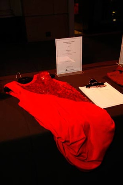A silent auction benefited Save the Children.