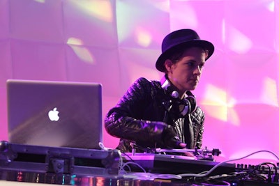 Samantha Ronson served as DJ.