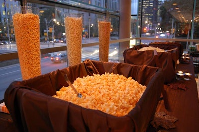 There was a self-serve popcorn bar on the second floor with flavours like truffle salt, aged cheddar, and chocolate hazelnut.