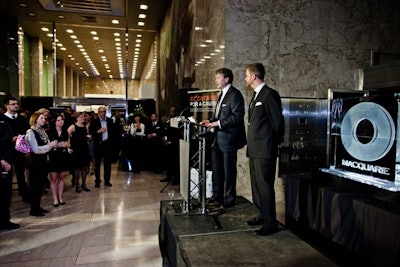 William MacTaggart, investment adviser at Macquarie Private Wealth, thanked guests.