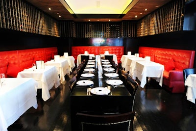 Philippe Boca Raton boasts two private dining rooms and a private cellar for intimate sit-down dinners.