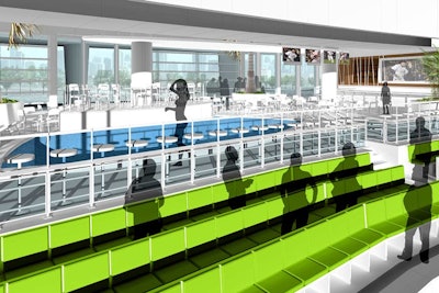 The Clevelander at the Marlins Ballpark will feature an elevated bar area.