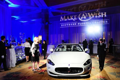 The Collection sponsored the gala and brought in four vehicles for display.