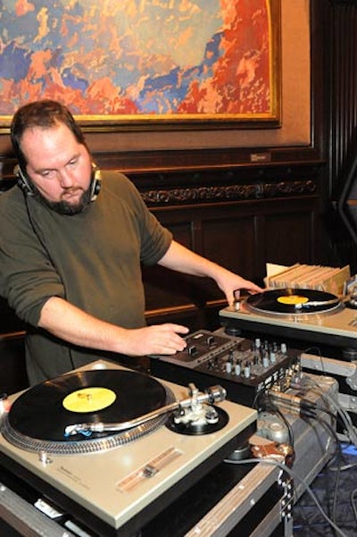 From 6:30 to 8 p.m. in the gallery’s Music Room, DJ Neville C played a set of Motown and pop hits.