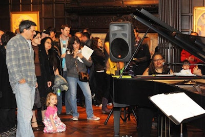 The Music Room hosted jazz performances in the afternoon, including the Yvonne Johnson Trio’s contemporary compositions with jazz vocals.