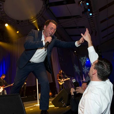 Juno winner Johnny Reid ended the evening with a performance.