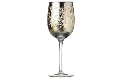 Brocade wine goblet, available in Toronto from Chair-man Mills (416.391.0400, chairmanmills.com)