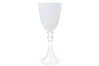 White Veranda wineglass, $2, available in New York and the tristate area from Something Different Party Rental
