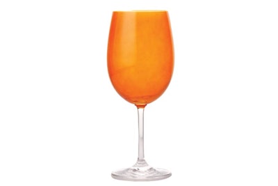 Roma colored goblets, $1.50, available in New York and the tristate area from Broadway Party Rentals (718.821.4000, broadwaypartyrentals.com)