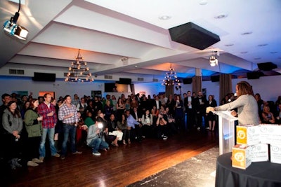 In a somewhat informal setting inside Union Square Ballroom, Stoked hosted its fifth annual awards ceremony. The nonprofit organization's co-founder Sal Masekela served as the night's M.C., providing plenty of jokes and funny stories to keep the attendees engaged.
