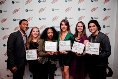 Sponsored by Mountain Dew, Stoked's event handed out four awards, including one for Best Mentoring Pair.