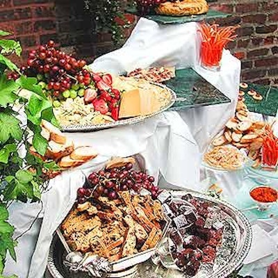 Food donated for the event included a table put together by Andrea Jane's.