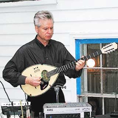 Rafina restaurant provided lively Greek music, including a bouzouki player.