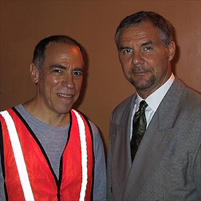 Campagna's Ron Leiberman (left) and Joseph Cady oversaw the bar and catering staff at the ArtsConnection benefit.