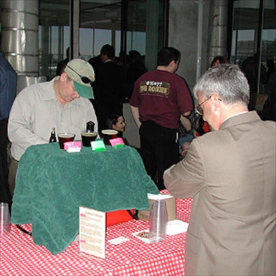 Guests tried several different beers from Commonwealth Brewing Company and Typhoon Brewery.