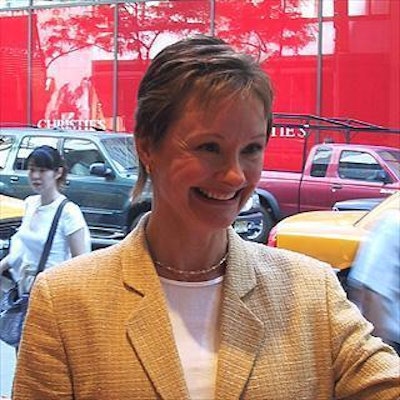 Etiquette expert Mary Mitchell—a.k.a. Ms. Demeanor—answered questions from shoppers and signed copies of her book, The Complete Idiot’s Guide to Etiquette, at the Crane & Company store opening.