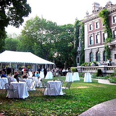 Leather goods company Coach threw a summer cocktail party at the Arthur Ross Terrace and Garden at the Cooper-Hewitt National Design Museum.