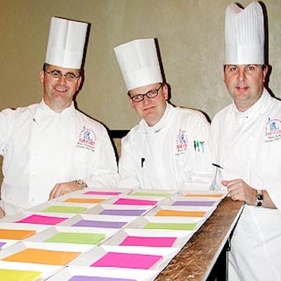 Dinner was prepared by Marriott Marquis executive sous chef Kevin Prendergast, garde manger Kevin Harry, and executive pastry chef Steve Evetts.