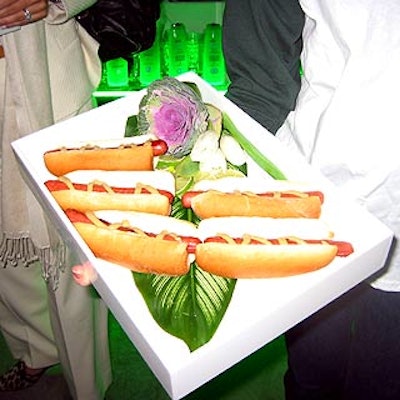 Match Catering and Eventstyles offered full-size hot dogs and other hearty food for the five-hour fete.
