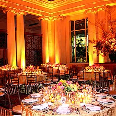The society's library served as one of the event's dining rooms.