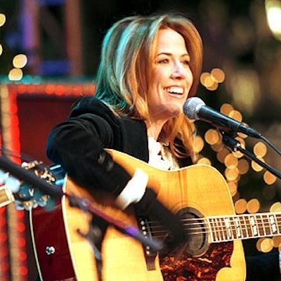 Sheryl Crow was one of several singers who performed during the ceremony. (Photo by Joe Vericker/PhotoBureau Inc.)