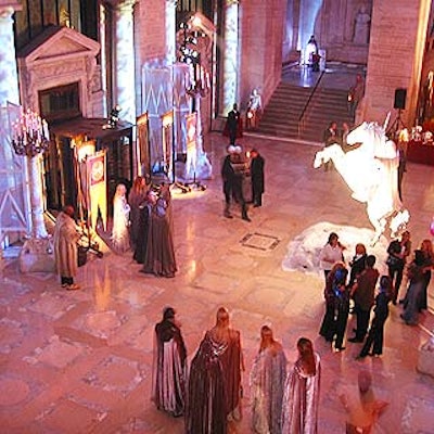 The Lord of the Rings: The Two Towers premiere after-party took over Astor Hall at the New York Public Library.