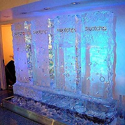 The Swatch Group transformed its flagship store into an ice castle to promote its Bijoux jewelry line, and Ice Art froze pieces of jewelry in large ice sculptures branded with the Swatch logo.