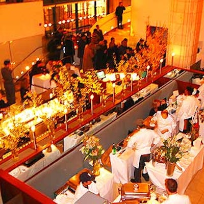 At the Committee for Hispanic Children and Families' Slice of Latin America benefit at Guastavino's, tasting tables were set up on the first and second levels.