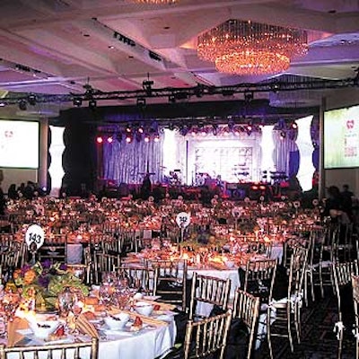 The dinner and concert was held in the Broadway Ballroom.