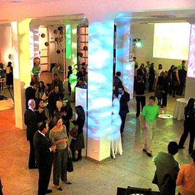 Food & Wine magazine's Best New Chefs 2003 awards filled the Chelsea Art Museum with candy-colored lights for a cheerful, springtime look.