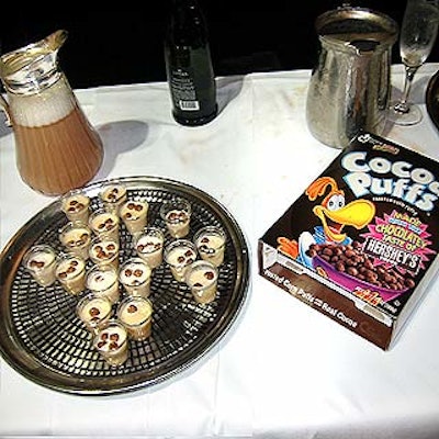 Osteria del Circo created Cocoa Puff-tinis in honor of the cereal's prominent role in the movie.