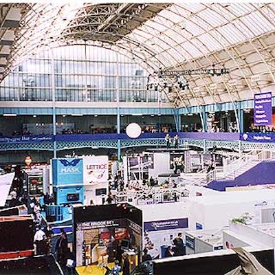The RSVP trade show for event and meeting planners filled London's Olympia Hall with exhibits from caterers, event production companies and decor designers.