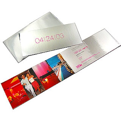 The party's invitation had hot pink type on reflective silver cardstock—perfect for checking your hair in the cab on the way there—and photos from the magazine.