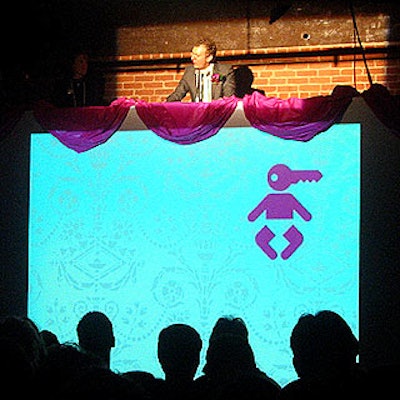 Stefan Boublil, cofounder of the design concept firm the Apartment, spoke at a faux political rally at Eyebeam Atelier hosted by the firm to promote affordable and accessible design.