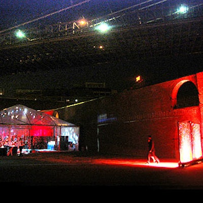 The Tobacco Warehouse in Brooklyn's Empire Fulton Ferry State Park served as a cool and unusual venue for the Architectural League of New York Beaux Arts Ball.