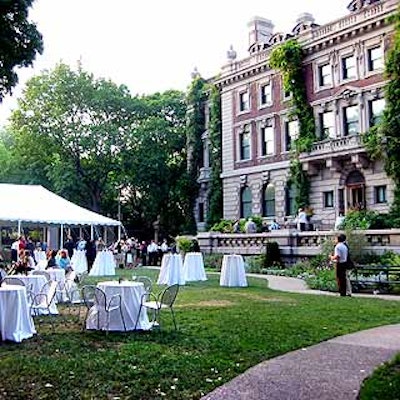 The Arthur Ross Terrace and Garden at the Cooper-Hewitt National Design Museum offers a great view of the museum's exterior.