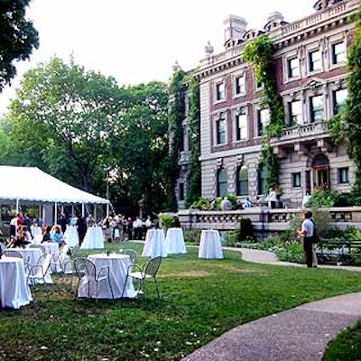 The Arthur Ross Terrace and Garden at the Cooper-Hewitt National Design Museum offers a great view of the museum's exterior.