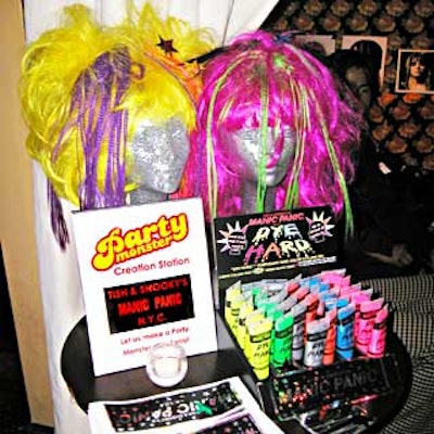 Manic Panic sponsored a 'creation station' makeover area manned by hairstylists and makeup artists.