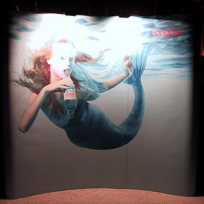 Evian signage by Big Apple Sign.