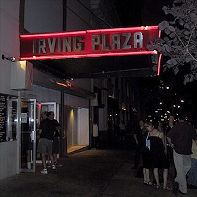 Irving Plaza, the rock club on Irving Place, hosted Spin magazine's party for Evian.com and Heineken.