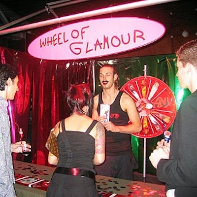 Guests tried their luck at five carnival booths at the party.