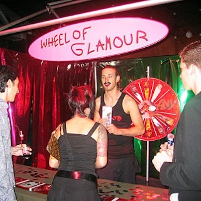 Guests tried their luck at five carnival booths at the party.