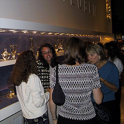 The Steuben store on Madison Avenue hosted a cocktail party in honor of the Race for the Cure.