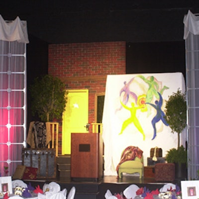 An eclectic stage set provided plenty of props for comedian Kathy Griffin.