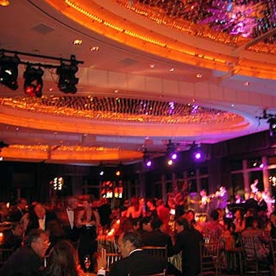 At the Mandarin Oriental New York's opening party, guests filled the Mandarin Ballrom for a live auction followed by a performance by Billy Joel.