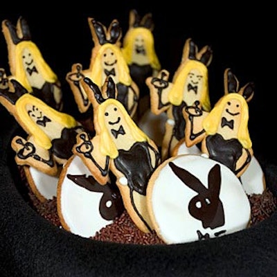 Abigail Kirsch created cookies in the shape of miniature blonde Playboy bunnies.