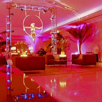 The Sports Club/LA's opening at the Four Seasons was colorful and creative.