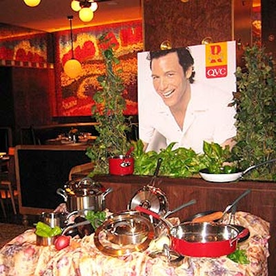 Celebrity chef Rocco DiSpirito debuted his cookware line at a press luncheon at his eatery, Rocco's 22nd Street.